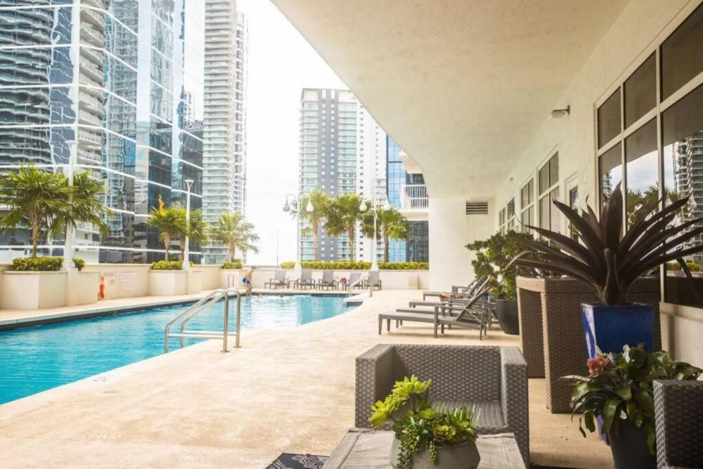 Lovely Condo With City & Ocean Views. Sleep Up To 6 People! ميامي المظهر الخارجي الصورة